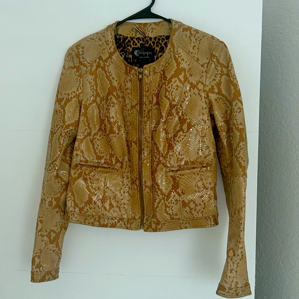 Leather jacket